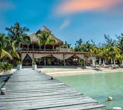 Waterfront seafood dining at Marbella on Isla Mujeres